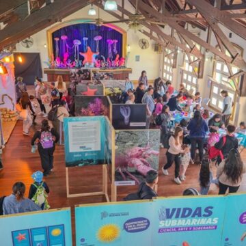 Finalizó la muestra “Vidas submarinas: ciencia, arte y soberanía” en la República de los Niños