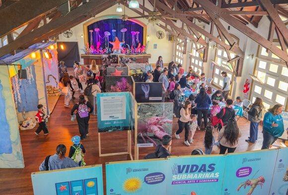 Finalizó la muestra “Vidas submarinas: ciencia, arte y soberanía” en la República de los Niños