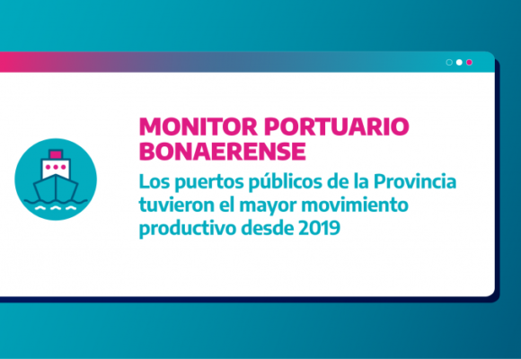 Los puertos públicos de la Provincia tuvieron el mayor movimiento desde 2019