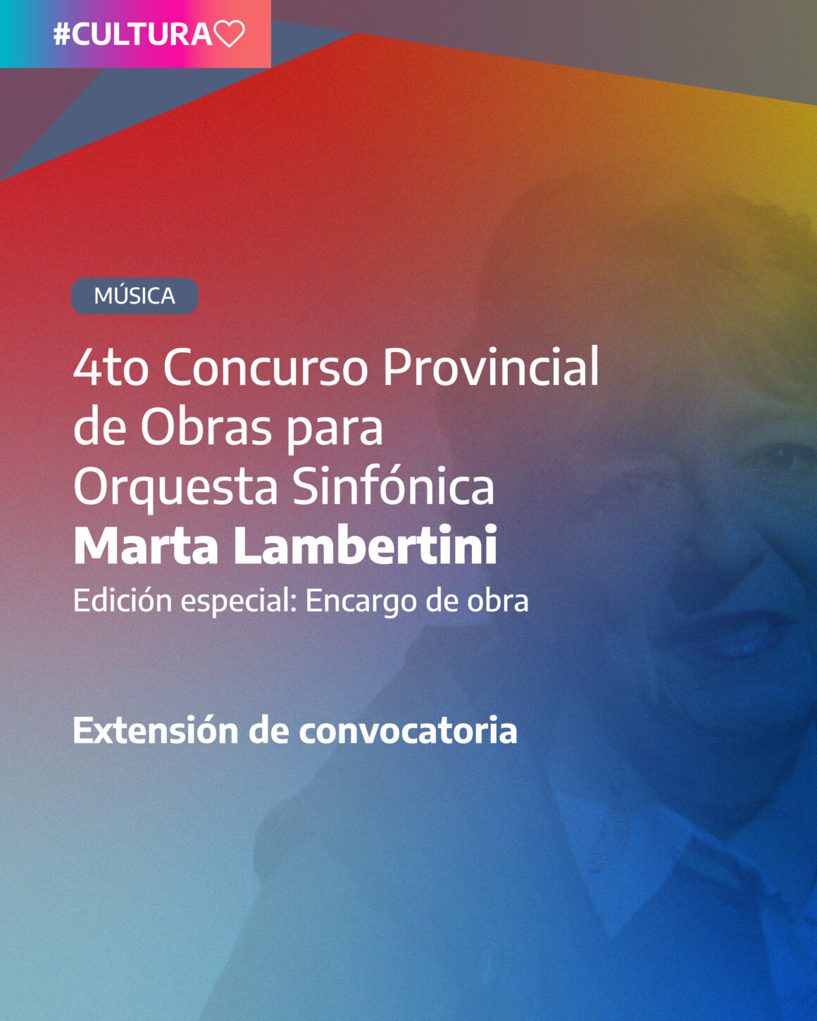 Se extiende la convocatoria para el Concurso Provincial Marta Lambertini