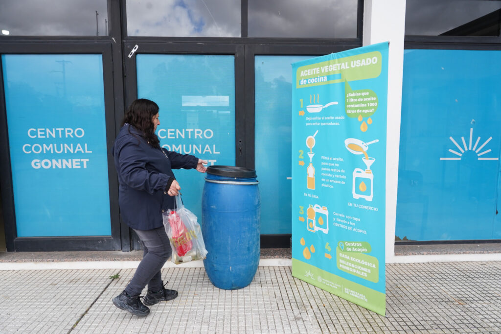 La Municipalidad recolectó más de 70 mil litros de aceite usado