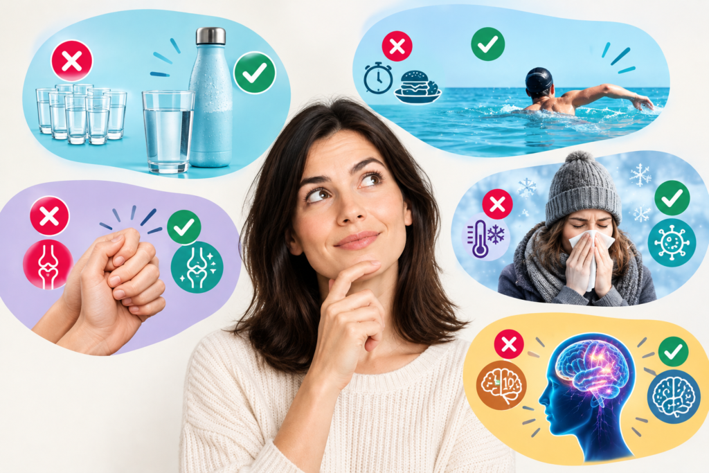 Cinco mitos comunes sobre la salud, y lo que dice la ciencia al respecto